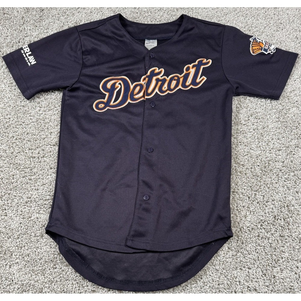 Detroit Baseball Jersey Youth‎ Large Halloween Costume 90s Y2K Style Kids